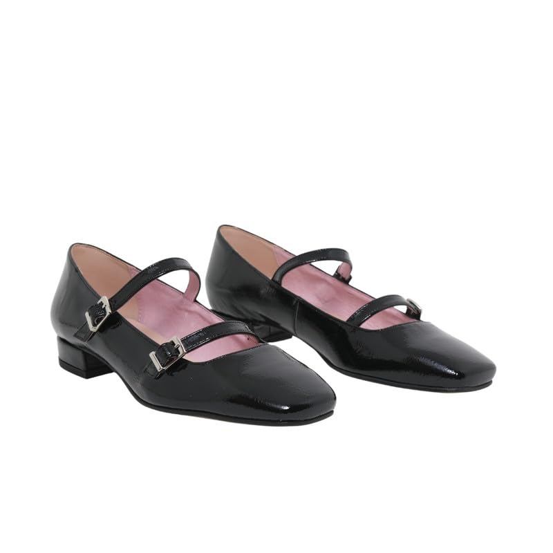 BAILARINA MARY JANE PIEL ESCOOLERS DOROTHY E2327T - 37, Negro
