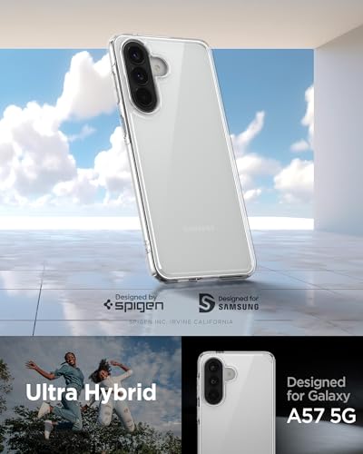 Image of Spigen Ultra Hybrid | Samsung Galaxy A57 5G Case [Transparent] [Air Cushion Protection] Galaxy A57 5G Back Cover | TPU+PC - Crystal Clear