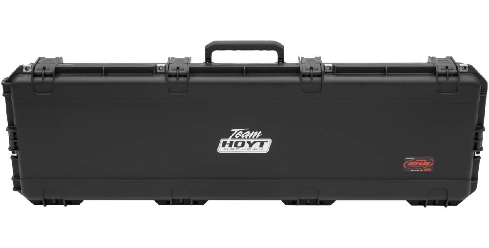 SKBiSeries Hoyt Black Target/Long Bow Case, Waterproof, Impact Resistant, Foam Lined, Defense Personnel Standard, In-Line Wheels, 47.5" Bow Capacity (3i-5014-HPL)