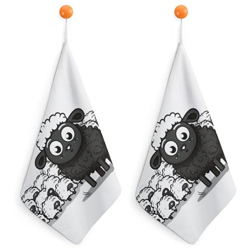 Serviette visage mouton super douce qui élimine l'humidité du spa - 2