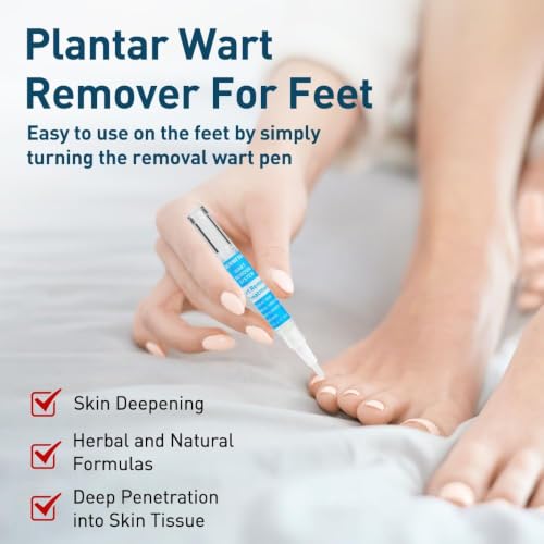 Image of Wart Remover Liquid for Body - Salicylic Acid Serum with Precise Applicator, Removal Plantar Wart, Gentle Natural Herbal Formula for All Skin Types (2)