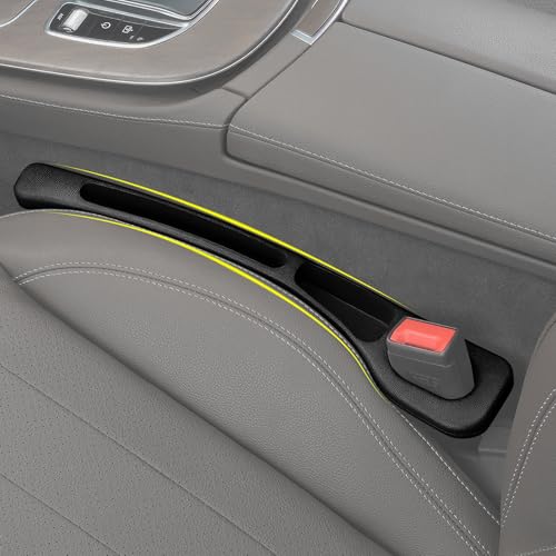 2PCS Auto Universal PU-Leder Sitzlückenfüller Stopfen Autositz-Lückenfüller Abstandshalter Geeignet für die meisten Modelle PKW SUV LKW Zubehör