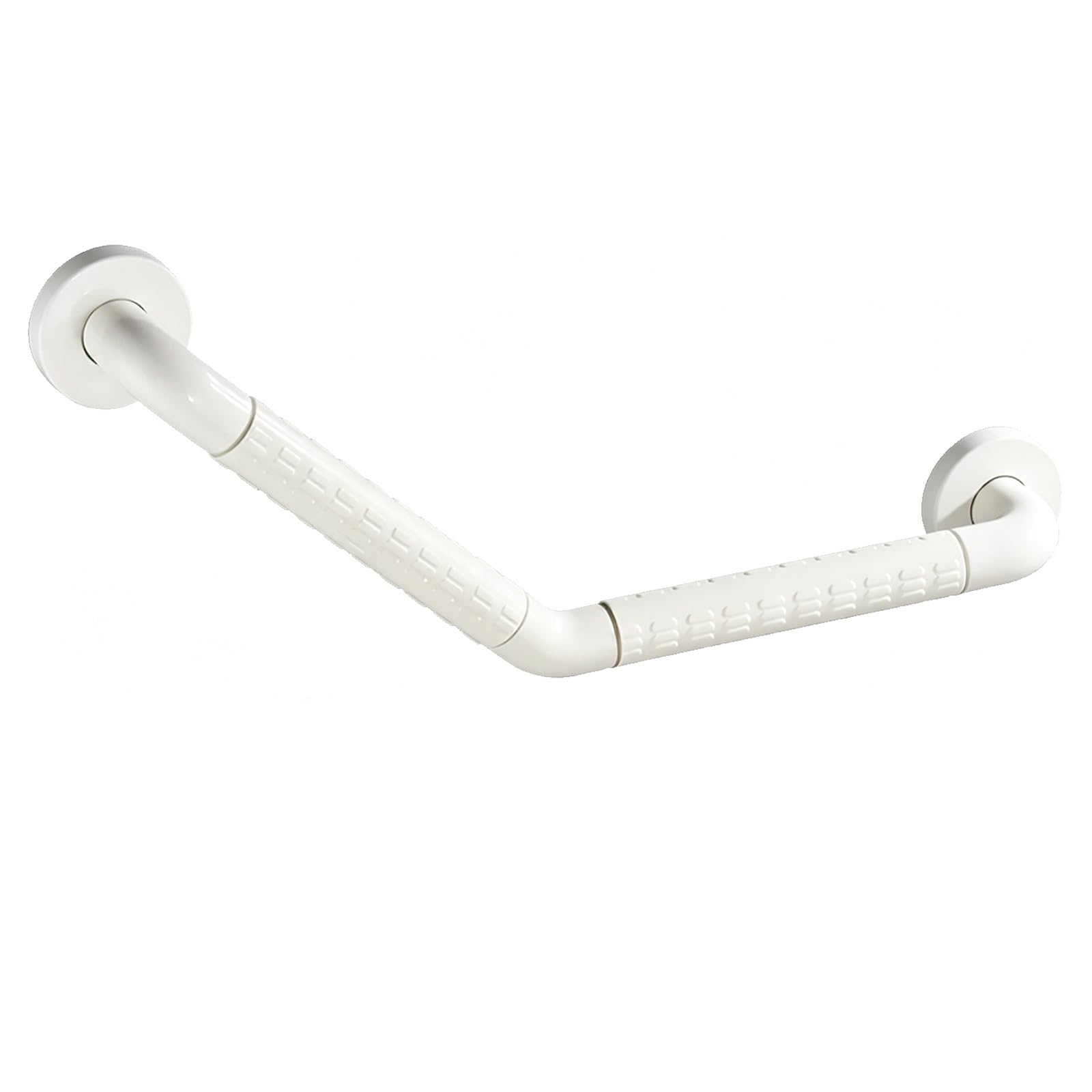 Yajuer White 2 Pack Shower Grab Bar, Modern Stainless Steel Handicap Grab Bar For Bathtubs And Showers, Shower Safety Bar For Seniors Disabled(White)