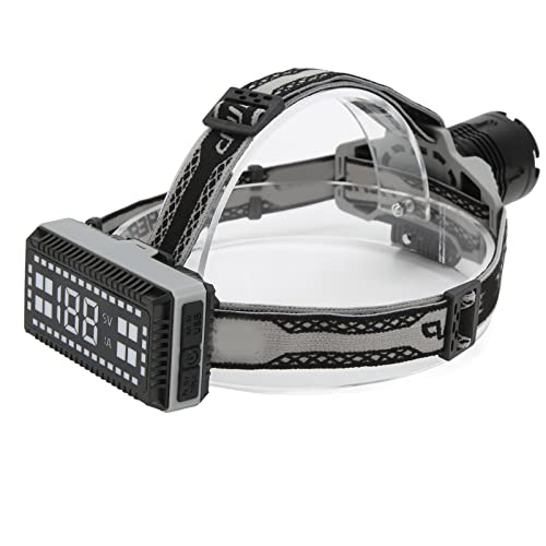 Linterna frontal XHP70 recargable de aluminio con zoom óptico y pantalla digital 2