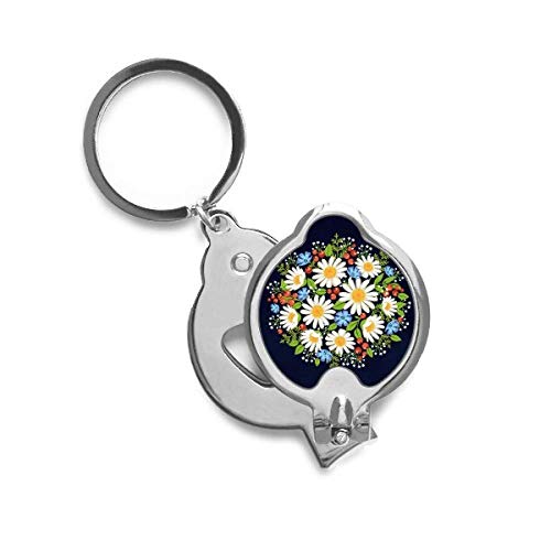 Coupe-ongles Chrysanthème Blanc pour Manucure Maison