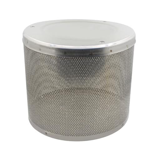 Malla para quemador de gas para calefactor de patio a gas malla de acero inoxidable rejilla cocina gas quemador industrial a gas calentador exterior jardin terraza natural quemador (plateado, 260mm)