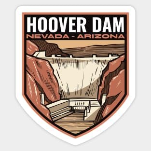 Pegatinas de vinilo Hoover Dam Nevada Arizona- Calcomanías de vinilo para laptop Calcomanía para botella de agua, calcomanía divertida 2927