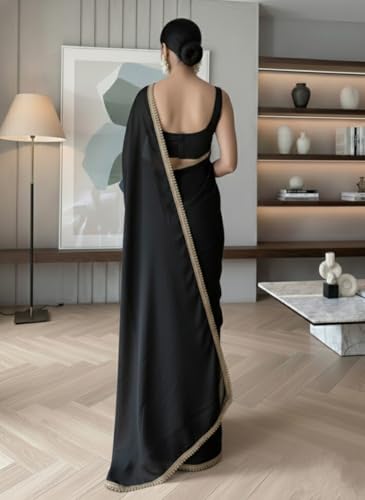 Yashika black navratri saree – image 3