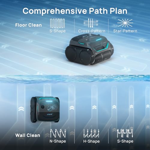 Image of (2026 New) WYBOT C2 Vision Cordless Pool Cleaner with Camera, 8-in-1 Pool Vacuum for Inground Pools, Powerful Suction, Ultra-Fine Filter System Pool Robot, Wall Climbing, Smart Navigation, Gray