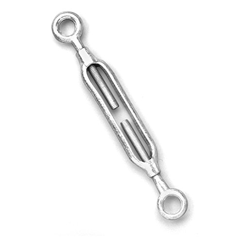 Tensor de acero inoxidable 316 de ojal a ojal de 5/16" x 8-3/16" - Carga de trabajo máxima de 1000 lb (paquete de 2) miniatura 1