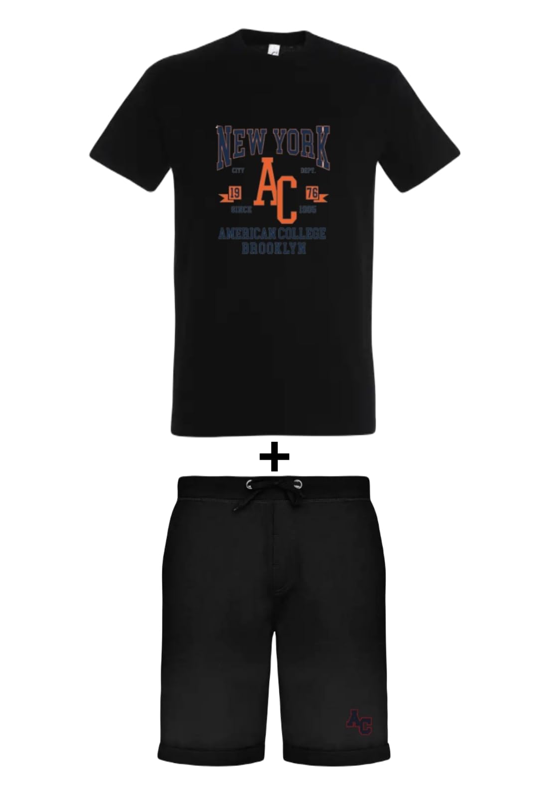 AMERICAN COLLEGE USA Ensemble 2 pièces T Shirt + Short Mixte
