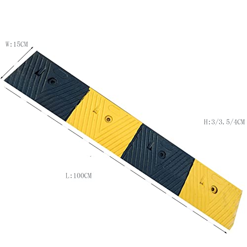 Rampas de Goma para Bordillos Vehículos 100x15x3-4cm miniatura 3