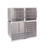 Suburban Surgical Company, Inc. 3-Cage Regal Cage Arrangement, Stainless Steel, 48