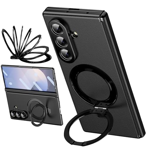 Protection écran Samsung Z Fold7 coque intégrale magnétique avec rabat charnière noir