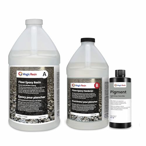 Magic Resin Light Gray Floor Epoxy Kit