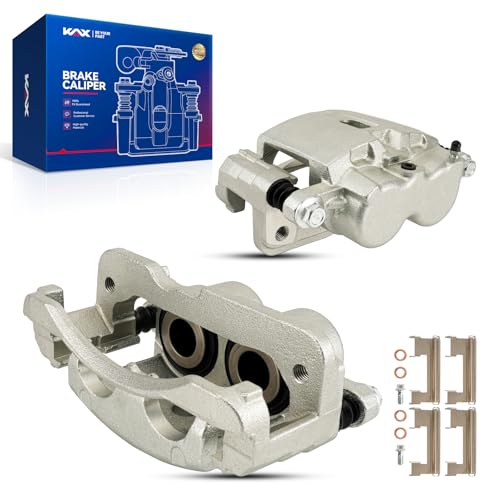 Image of KAX Disc Brake Caliper Assembly for Chevrolet Silverado 1500 /GMC Sierra 1500 1999-2006,Tahoe /Suburban /Yukon 1500 2000-2006, Silverado 2500 HD /Sierra 2500 HD 2001-2010, Front or Rear Side, 2pcs