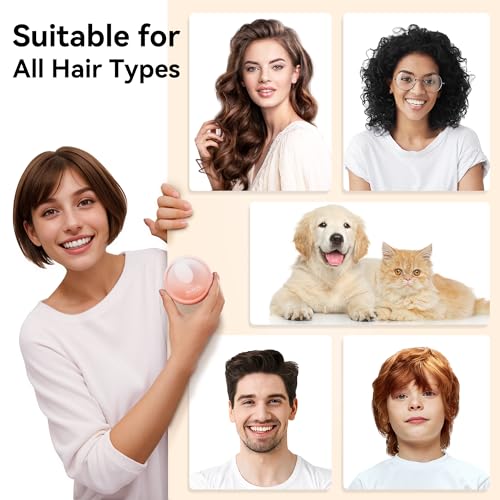 Image of HEETA Scalp Massager Hair Growth, Soft Silicone Scalp Scrubber Shampoo Brush for Exfoliation, Dandruff Removal Head Massage Stress Relax, Wet & Dry Use for Thick Thin Curly Hair Care, Gradient Pink