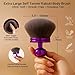 GOERTI Extra Large Kabuki Self Tanner Brush – Vegan Tanning Applicator for Streak-Free Tan, Full Body Foundation, Sunscreen, Bronzer, Mousse, Lotion, Shimmer, Body Makeup & Professional Tanning Brush