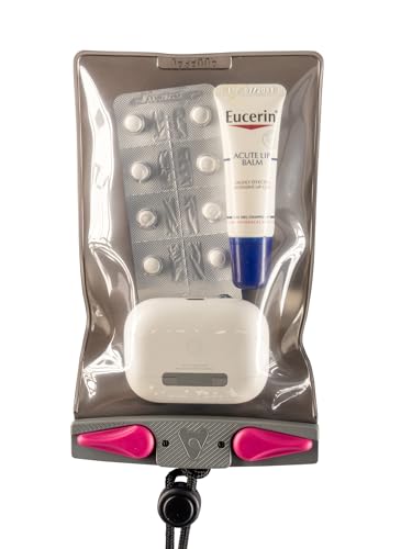 Aquapac Keymaster+ Waterproof Travel Case, Made in the UK, Carry Cord, Travel Essential, 5 Year Warranty, Eco Friendly