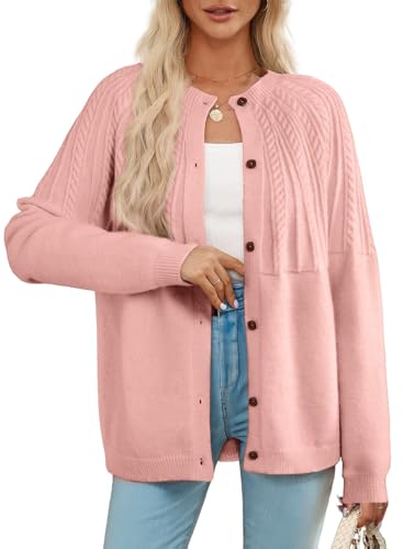 Image of Dokotoo Cardigan Sweaters for Women 2026 Fall Outfits Long Sleeve Sweaters