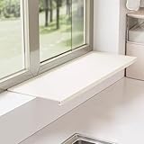 Window Sill Extender Plate, 23.6inch Carbon Steel Storage Shelf, Window Sill Extender for Plants, Countertop Extension Board with Magnetic Base for Kitchen Organization Storage (23.6x7.8in/60x20cm)