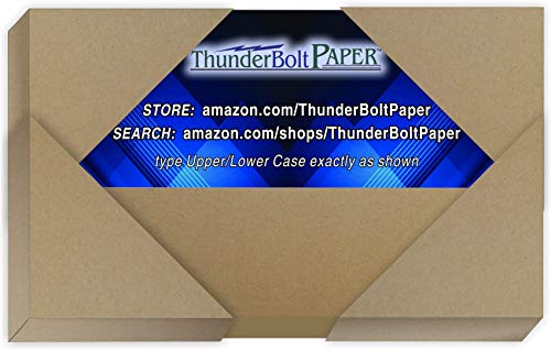 300 Sheets Chipboard 20pt (Point) 3 X 5 Inches Light Weight Photo|Postcard Size .020 Caliper Thick Cardboard Craft|Ship Brown Kraft Paper Board