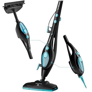 PurSteam 10-in-1 Steam Mop, Floor Steamer with Detachable Handheld Steam Cleaner for Tile, Hardwood Floors