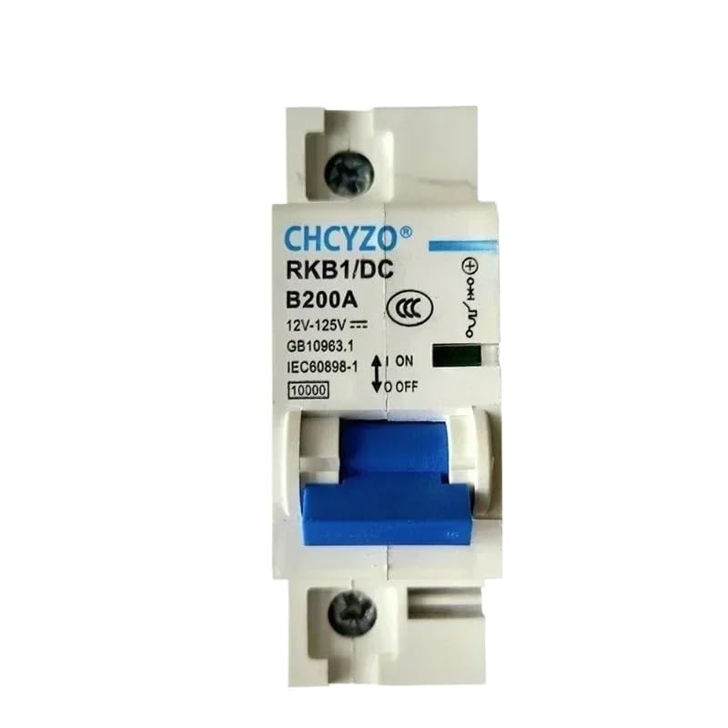 Disjoncteur CC 1P protection batterie solaire et circuit électrique basse tension