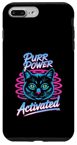 �t�@�j�[ Purr Power Activated Cat Say Women Men �X�}�z�P�[�X iPhone 7 Plus/8 Plus �p