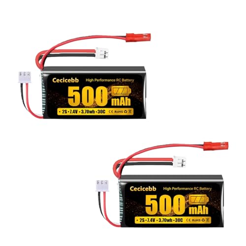 And 1/10, 1/16, 1/18, 1/24 Scale Rc Cars Vehicle Trucks 2 Pack Scx24 Small Lipo Battery