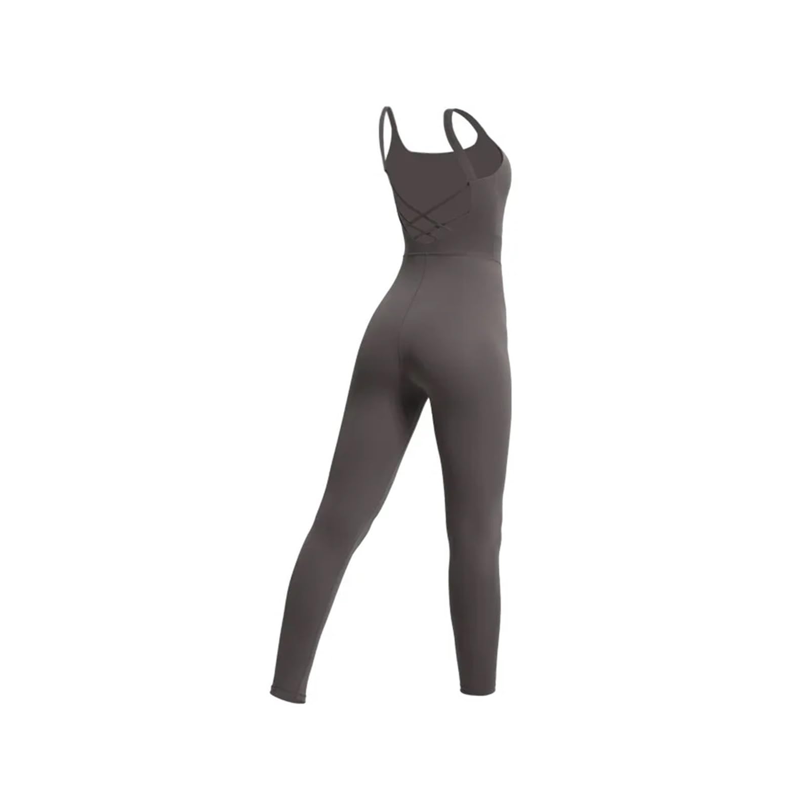 Body de Yoga sin Espalda Traje Deportivo de Verano sin Mangas con Escote en U Profundo y Espalda Hueca for Mujer, for Baile, Fitness, Yoga Atletismo para Yoga