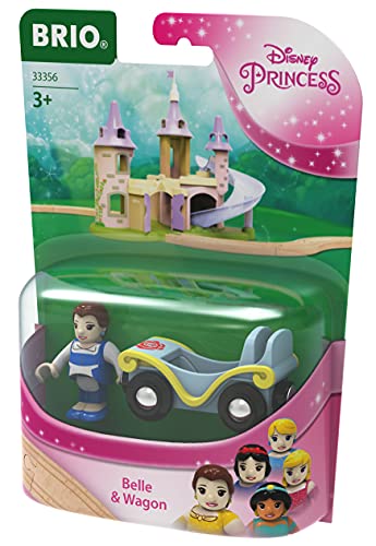 BRIO Disney Princess 33356 Belle mit Waggon - Ergänzung Holzeisenbahn - Empfohlen ab 3 Jahren – Bild 8