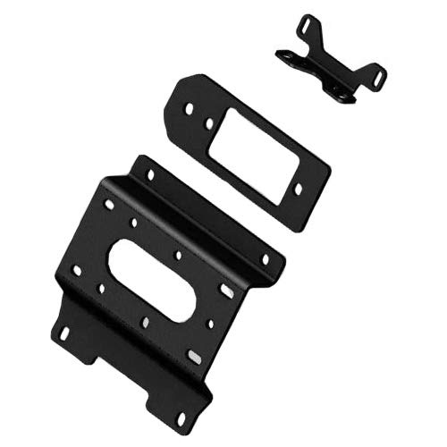 Mad Dog 4500lb Winch Mount Combo con cuerda sintética miniatura 5