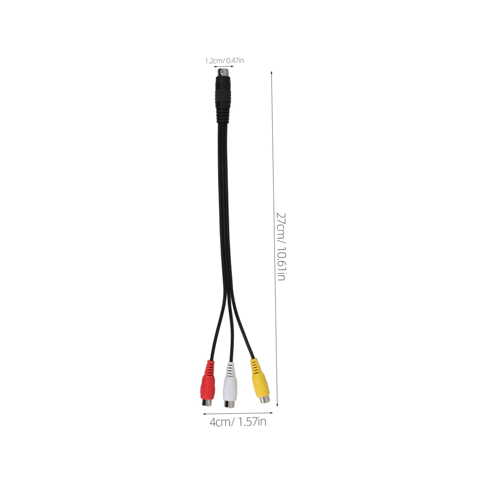Video Adapter Cable -Video to Cord Easy Connectivity for Tvs and Projectors Design for -Term Use