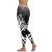 MEIbax Leggings Deportes Pantalones para Mujeres de Planta y Rama Estampado de Las Entrenamiento Gimnasio de Fitness Gym Yoga de Cintura Alta Skinny Casual Mallas elásticas para Mujer