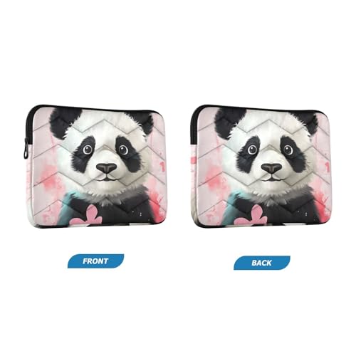 Funda para portátil rosa panda 13-14 pulgadas impermeable miniatura 2