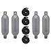 Extreme Max 3006.7509 BoatTector Inflatable Fender Value 4-Pack - 6.5" x 22", Gray