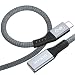 Produktbild USB4 Verlängerungskabel, 40Gbps 100W Thunderbolt 4/3 Kompatibel Verlängerungskabel, 40Gbps Datenkabel, PD 100W 5A, 8K@60Hz Video für Dell/HP Dock, MacBook, Dell XPS, Laptop, SSD, Hub, Monitor (0,8M)