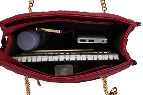 Bolso tipo Tote de piel vegana para mujer miniatura 6