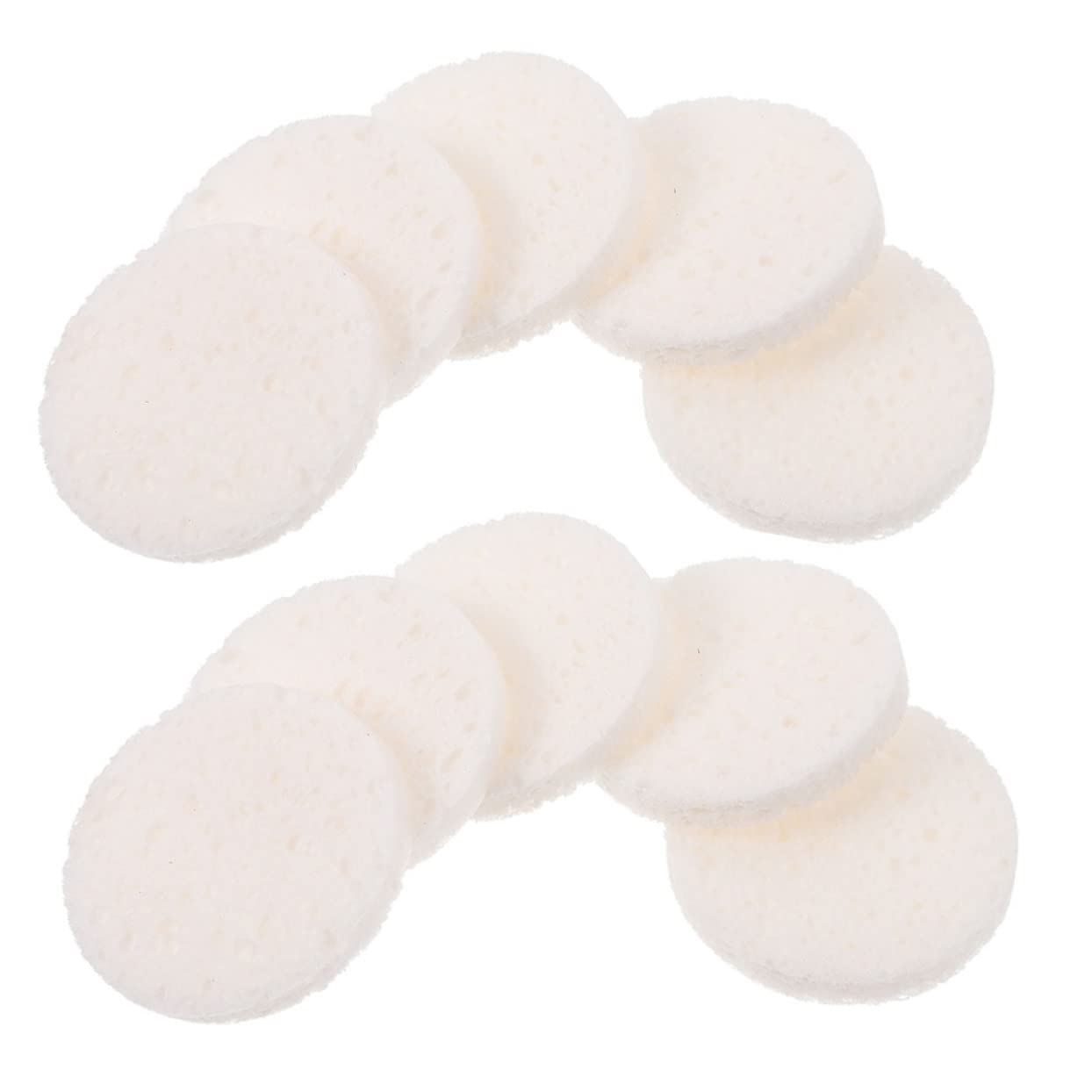 Angoily Rounded Face 40pcs Makeup Remover Cotton for Cosmetics Puff Gentle Practical