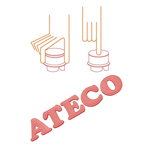 Ateco 5870 Alphabet Fondant Plunger Cutter And Embosser 26-Piece Set, White #TOP4