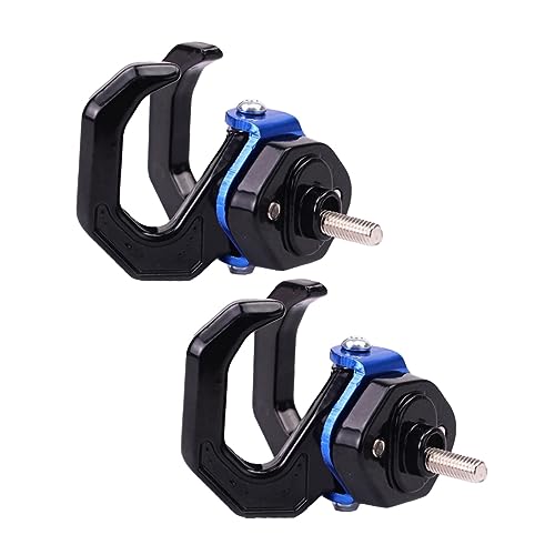 Gancho doble de aluminio Alipis resistente de doble anclaje para motocicleta 3