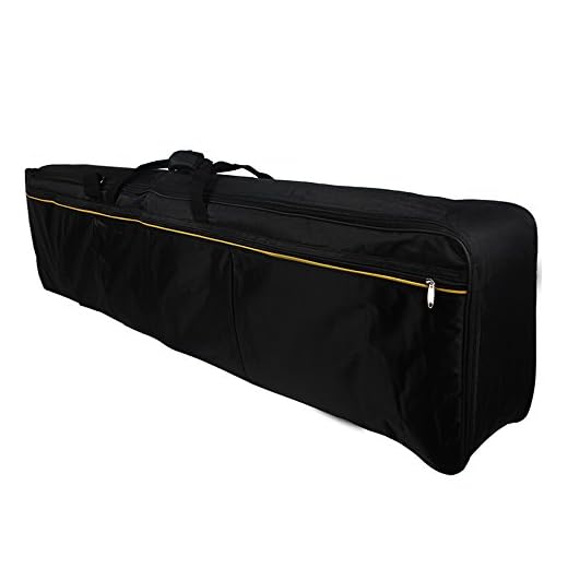 Sasuori Custodia Imbottita per Tastiera Elettrica a 88 tasti, in Tessuto Oxford Gig Bag Portatile