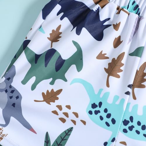 Image of Ohrwurm Baby Boy Swim Trunks Cartoon Print Elastic Waist Swimming Shorts Beach Board Bathing Suit Swimwear