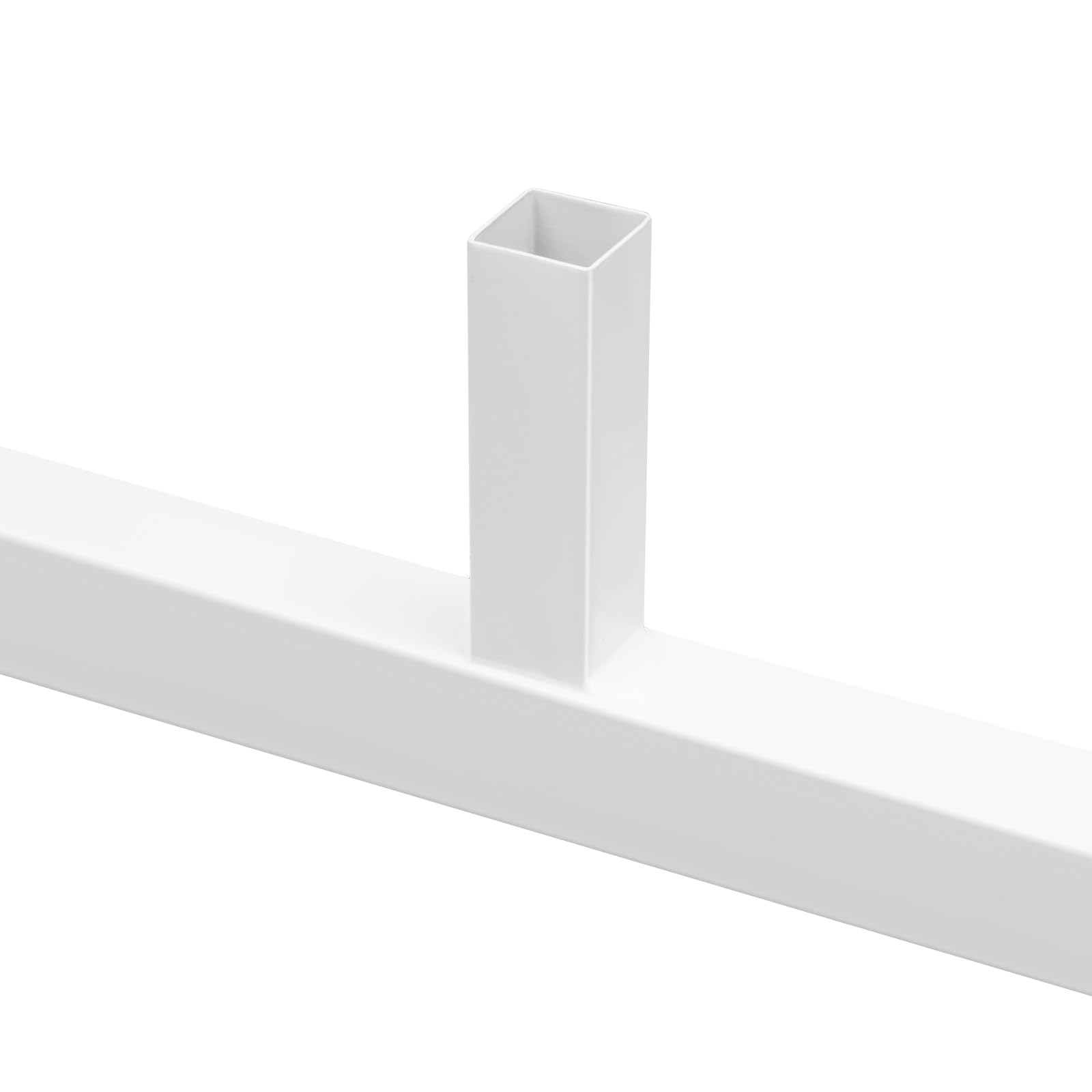 Arco per matrimonio, quadrato, in metallo, telaio bianco, tubi di ferro zincato, per matrimoni, feste di compleanno e altre celebrazioni, 2 x 2 m
