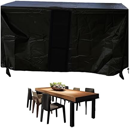 YWWQYBYQ Patio Furniture Set Covers,98"(L) x 43"(W) x 35"(H),Patio Lawn Furniture Covers Waterproof Heavy Duty,Garden Rectangle Outdoor Table Cover,Large Loveseat Cover