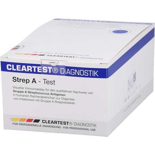 CLEARTEST 02886433 Strep A Kassettentest (20-er Pack)