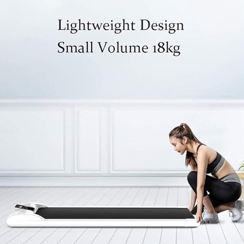 Image of Folding Treadmills Portable Automatic Treadmill Compact Under Desk Treadmills for Home Gym, Remote Control, 1.75Hp Multifunctional Flat Treadmill