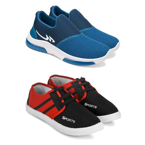Image of Men's Sports Shoes Collection Gym,Running,Men's Sports Shoes for Every Sport GR-(Combo-2)-1077-1016