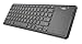 Produktbild Trust Mida Bluetooth Multimedia Touch Tastatur mit Integriertem XL-Touchpad (für Laptop/PC/Smart-TV/PS4/Xbox One, Deutsches Tastaturlayout) Schwarz